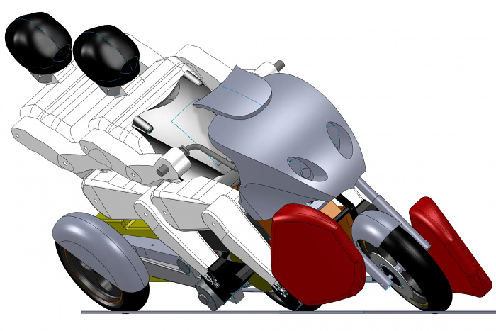 Трехколесный мотоцикл Kairos получил две уникальные системы безопасности